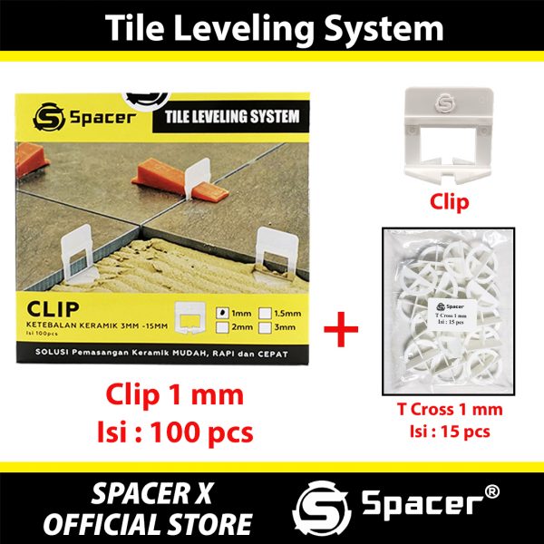 Clip Tile Leveling 1 mm