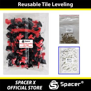 Reusable Tile Leveling 1 mm Extra Pin