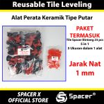 Reusable Tile Leveling 1 mm Tile Spacer Bintang